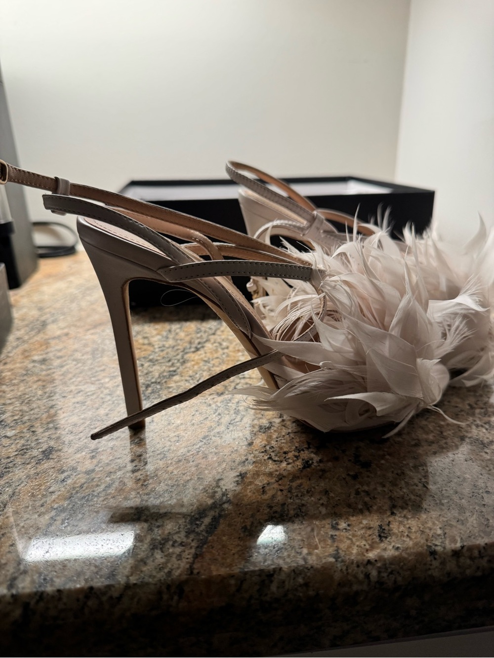 PLV feather heels size 7